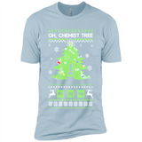 Oh Chemist Tree Ugly Christmas Sweater - Premium Short Sleeve T-Shirt