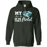 Philadelphia Eagles Football My Heart is on that Field - Hoodie