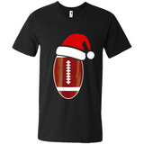 Christmas Football Shirt - Football Santa Hat Christmas