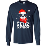 Feliz Navidog Boston Terrier Dog Ugly Xmas Sweater PING PONG