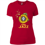 Utah Jazz Basketball Sunflower