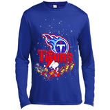 Snoopy Christmas Tennessee Titans - Canvas Long Sleeve T-Shirt