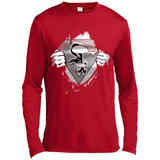Chicago White Sox And Superman Fans - Canvas Long Sleeve T-Shirt