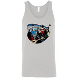 Dancing Funny Guitar Vintage Metal Rock Band Shirt PINGPONG - Canvas Unisex Tank