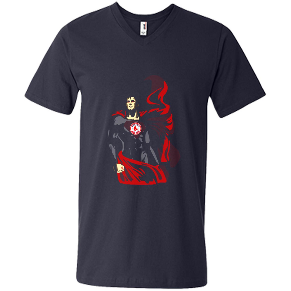 Boston Red Sox Shirt For Fans - Men's V-Neck