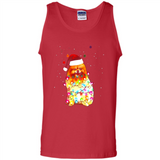 Pomeranian Santa Lights Christmas Dog Xmas Sweatshirt - Tank Top