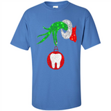 Christmas Nurse Grinch hand holding clinic dental ornament - Shirt
