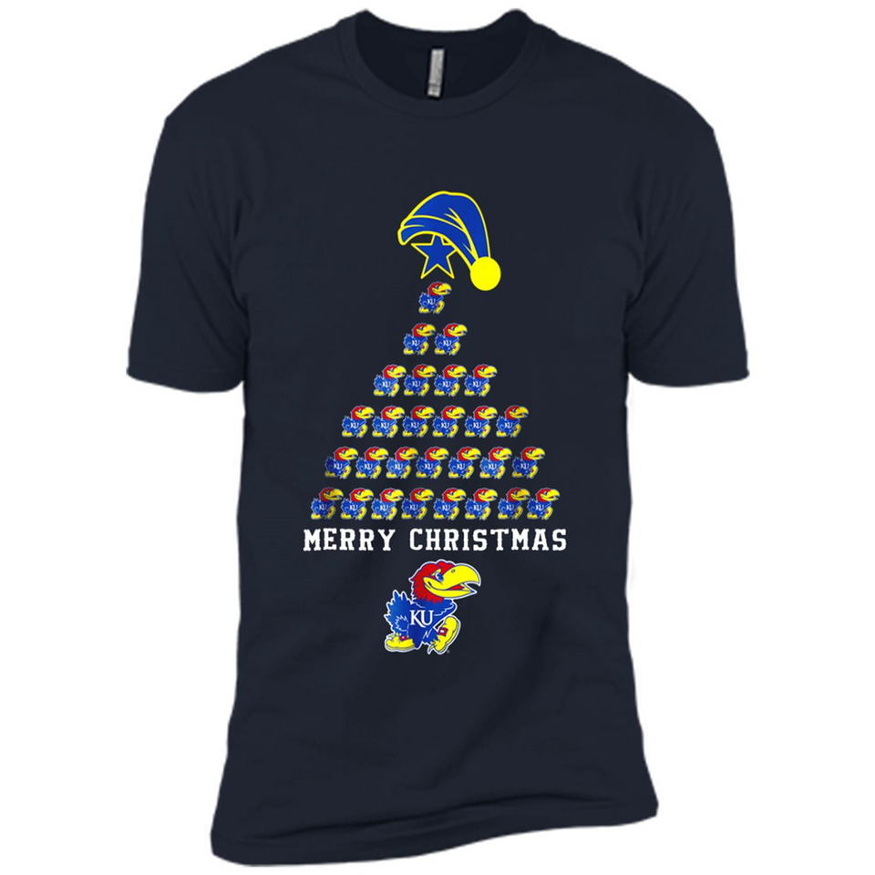 Perfect Kansas Jayhawks Christmas Tree PINGPONG