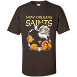 Grumpy Santa Claus New Orleans Saints Football Team PINGPONG