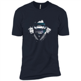 Charlotte Hornets And Superman Fans - Premium Short Sleeve T-Shirt