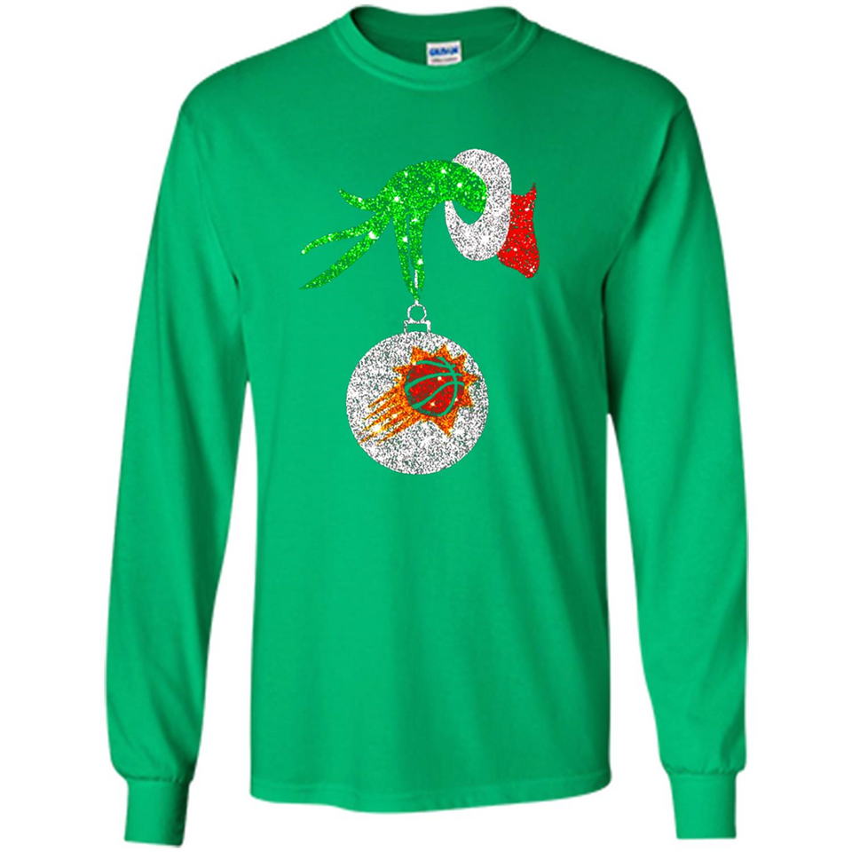 Amazing Phoenix Sun Glitter Grinch Monogram Ornament Christmas Gift - Long Sleeve T-Shirt
