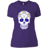 St. Louis Blues Hockey Sugar Skull Day of the Dead
