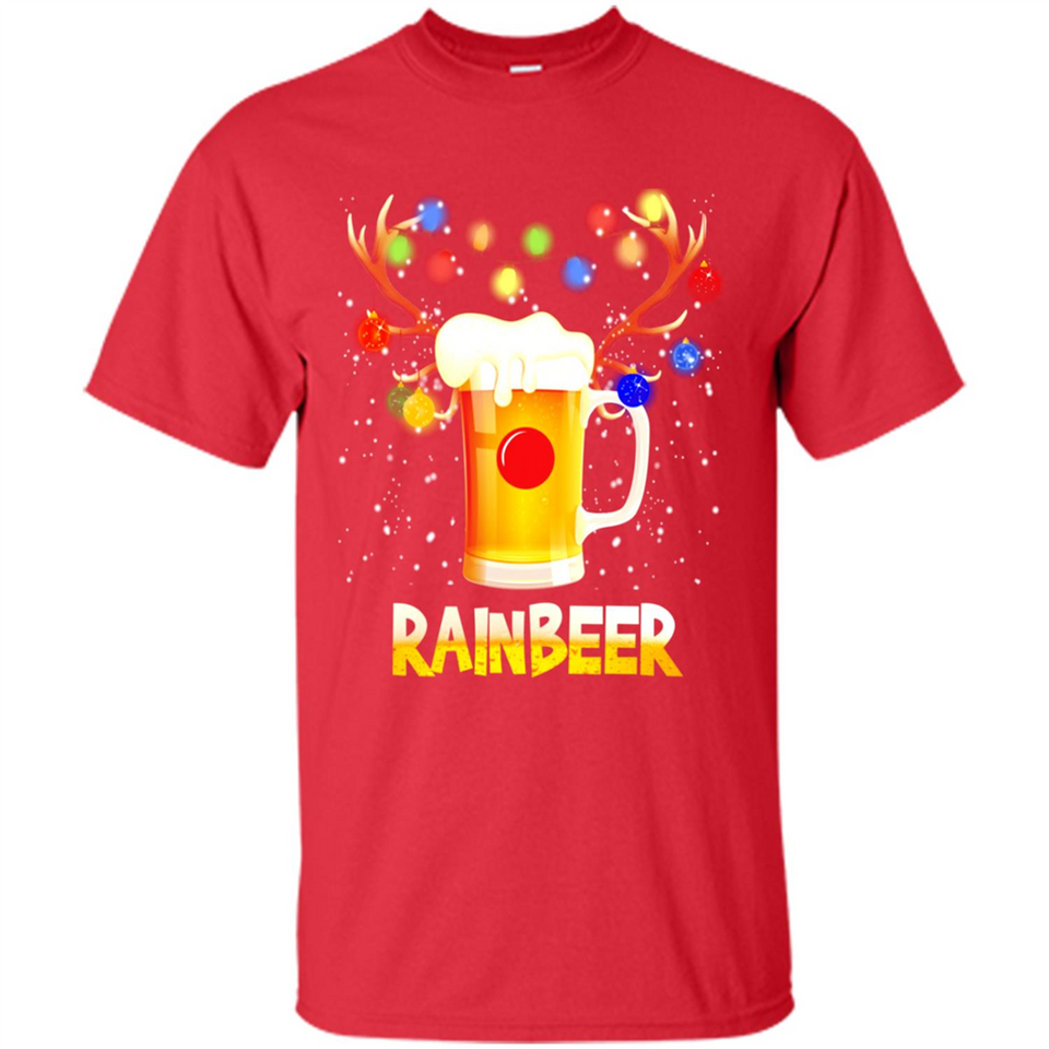 Rainbeer Christmas Reindeer Beer Drinking