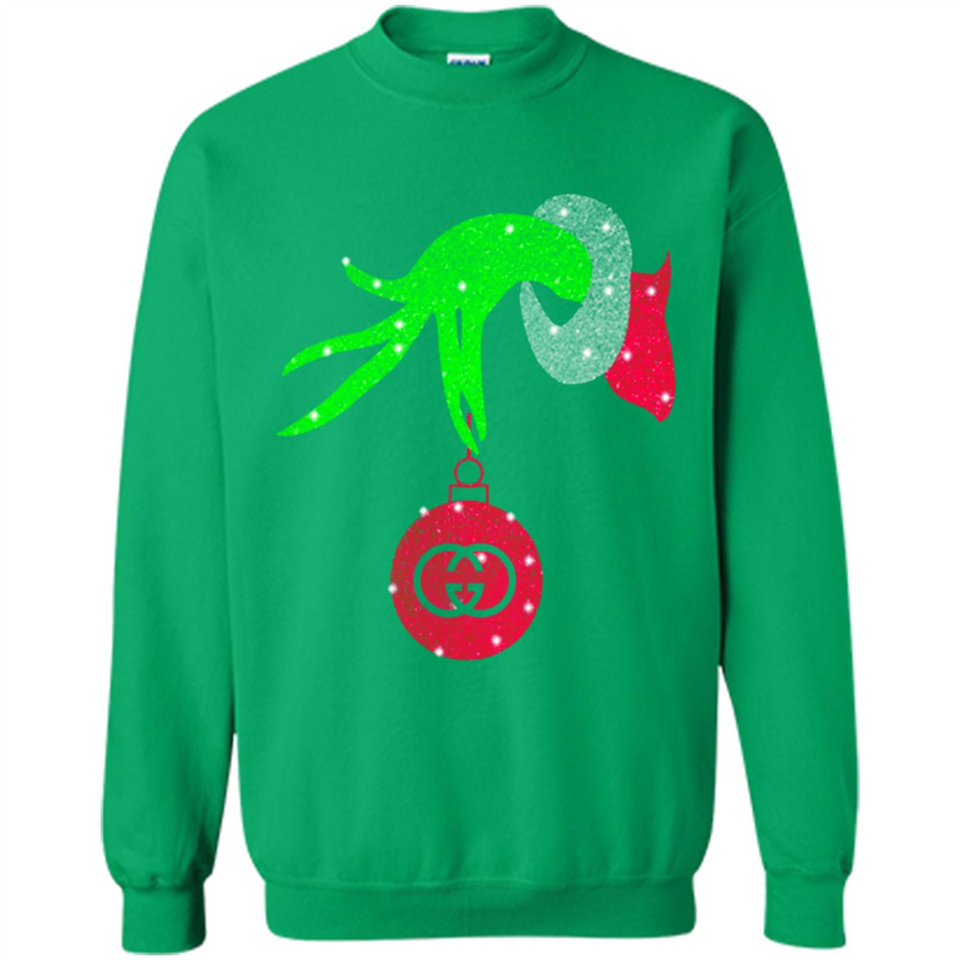 Grinch hand holding logo Gucci PING PONG