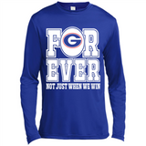 Georgia Bulldogs Forever For ever not just when we win - Canvas Long Sleeve T-Shirt