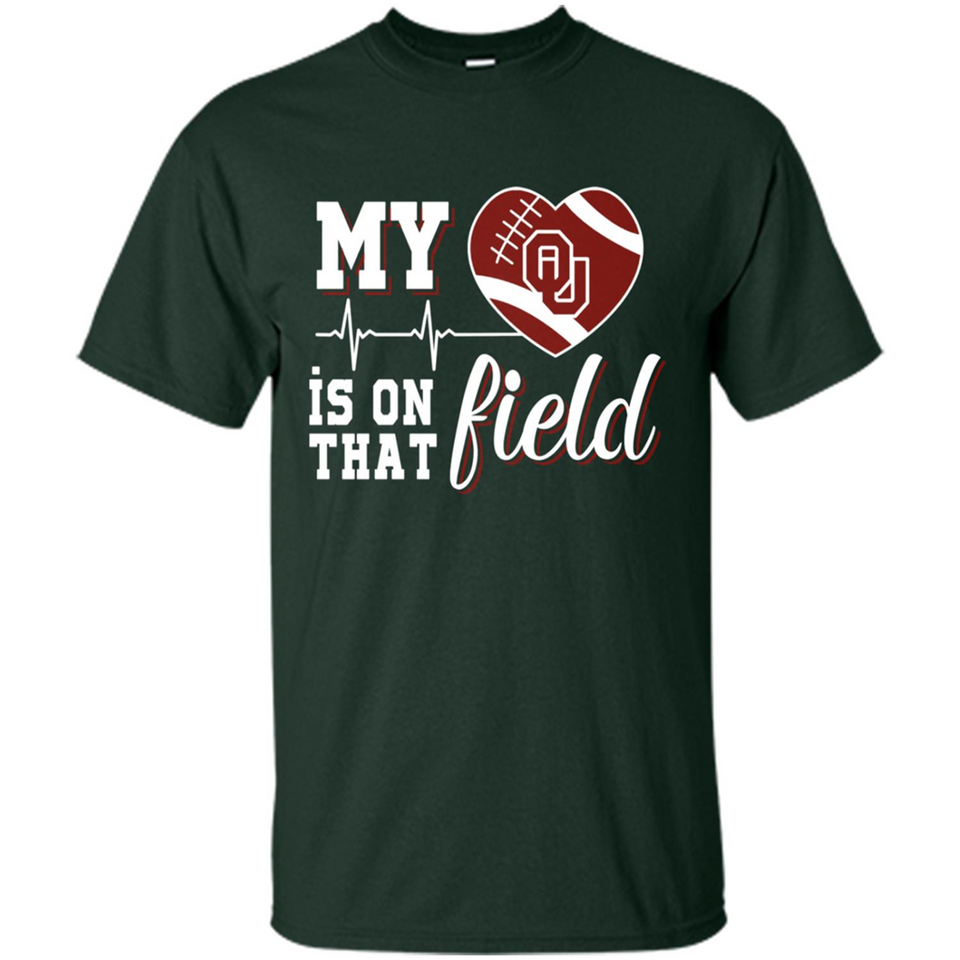 Oklahoma Sooners Football My Heart is on that Field - Shirt