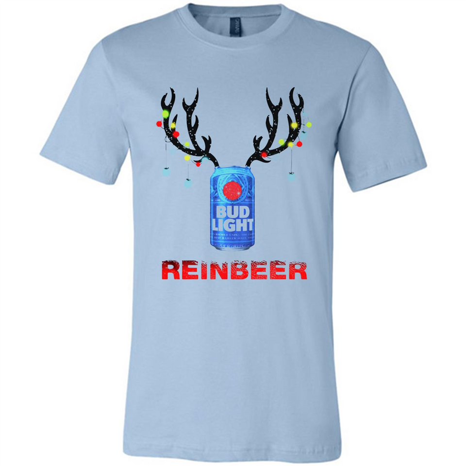 Bud light reinbeer Christmas - Canvas Unisex T-Shirt