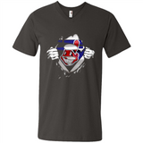 Cleveland Indians And Superman Fans - Men's V-Neck