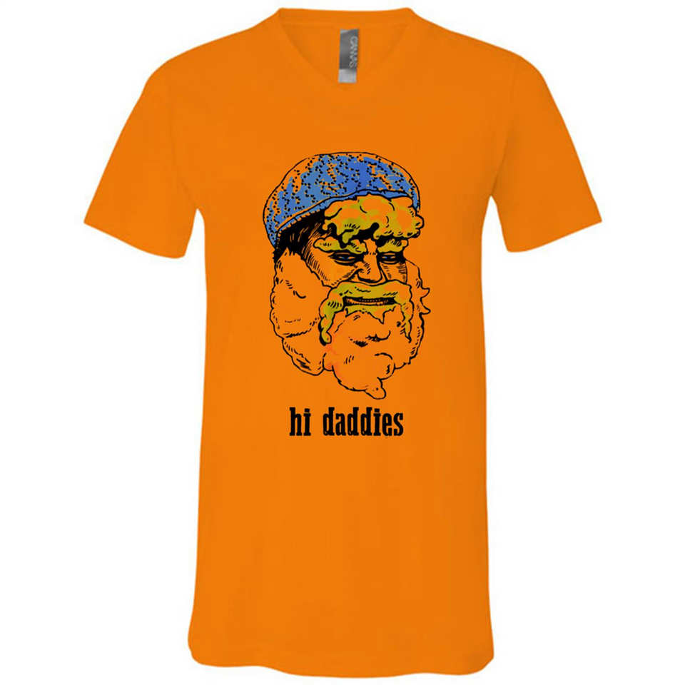 Mens Cotton Candy Randy - Canvas Unisex V-Neck