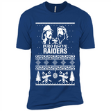 Puro Pinche Raiders Ugly Christmas Sweater - Premium Short Sleeve T-Shirt