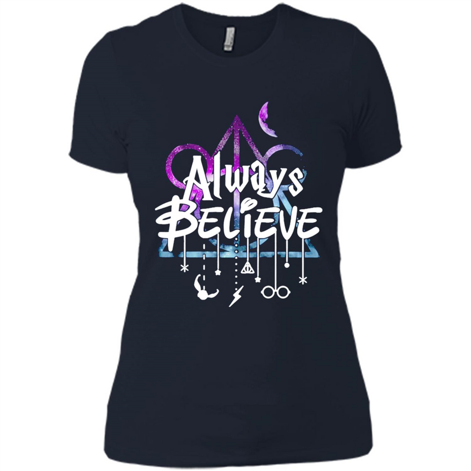 HIPPIE MOON MICKEY DEATHLY HALLOWS ALWAYS BELIEVE