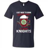 I Just Want To Drink Hot Chocolate & Watch UCF Knights Ugly Christmas Sweater PINGPONG