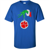 Amazing tee Clemson Tigers Glitter Grinch Monogram Ornament Christmas Gift - Shirt
