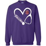 Stethoscope Heart Love Atlanta Falcons For Football Lovers