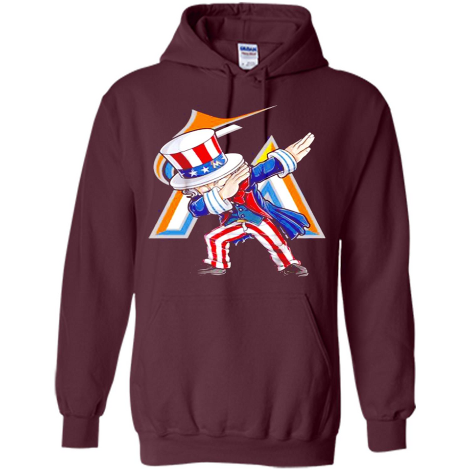 MLB MIAMI MARLINS UNCLE SAM DABBING INDEPENDENCE DAY