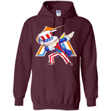 MLB MIAMI MARLINS UNCLE SAM DABBING INDEPENDENCE DAY