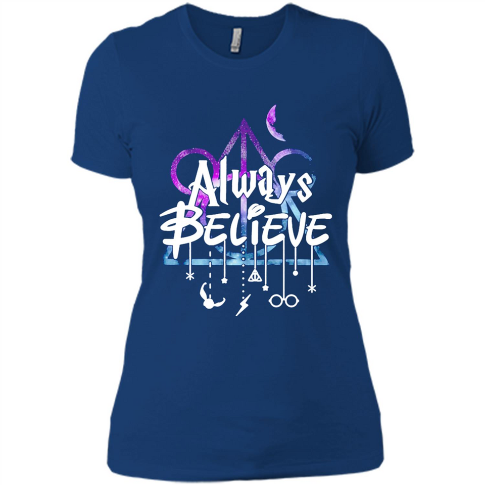 HIPPIE MOON MICKEY DEATHLY HALLOWS ALWAYS BELIEVE