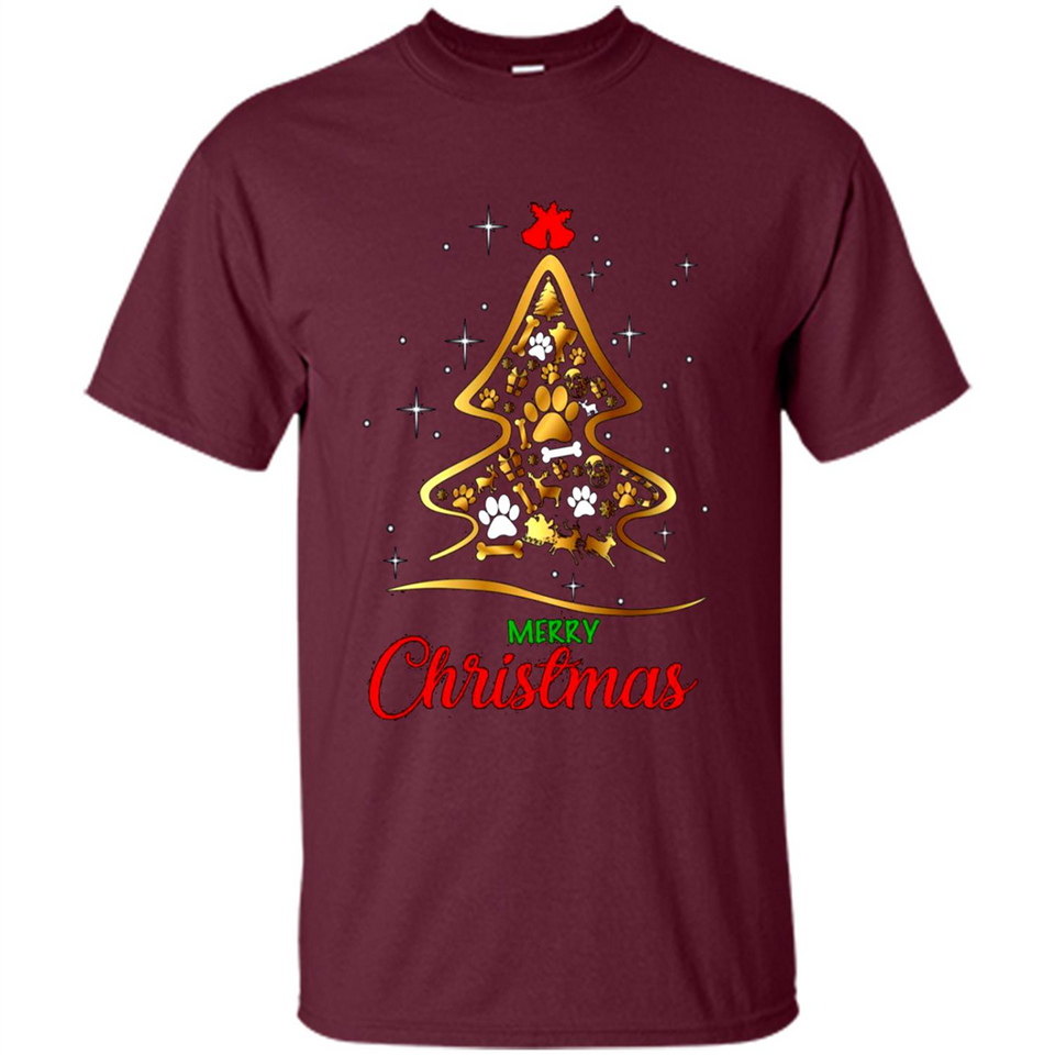 Merry Christmas Dogs Christmas Tree sweater PINGPONG