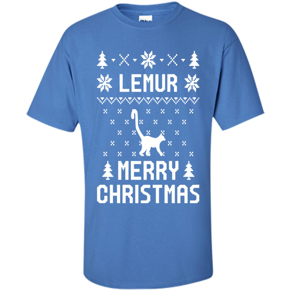 Vintage Tee For Women Men Graphic Shirts Lemur Ugly Christmas Sweater - Shirt