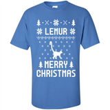 Vintage Tee For Women Men Graphic Shirts Lemur Ugly Christmas Sweater - Shirt