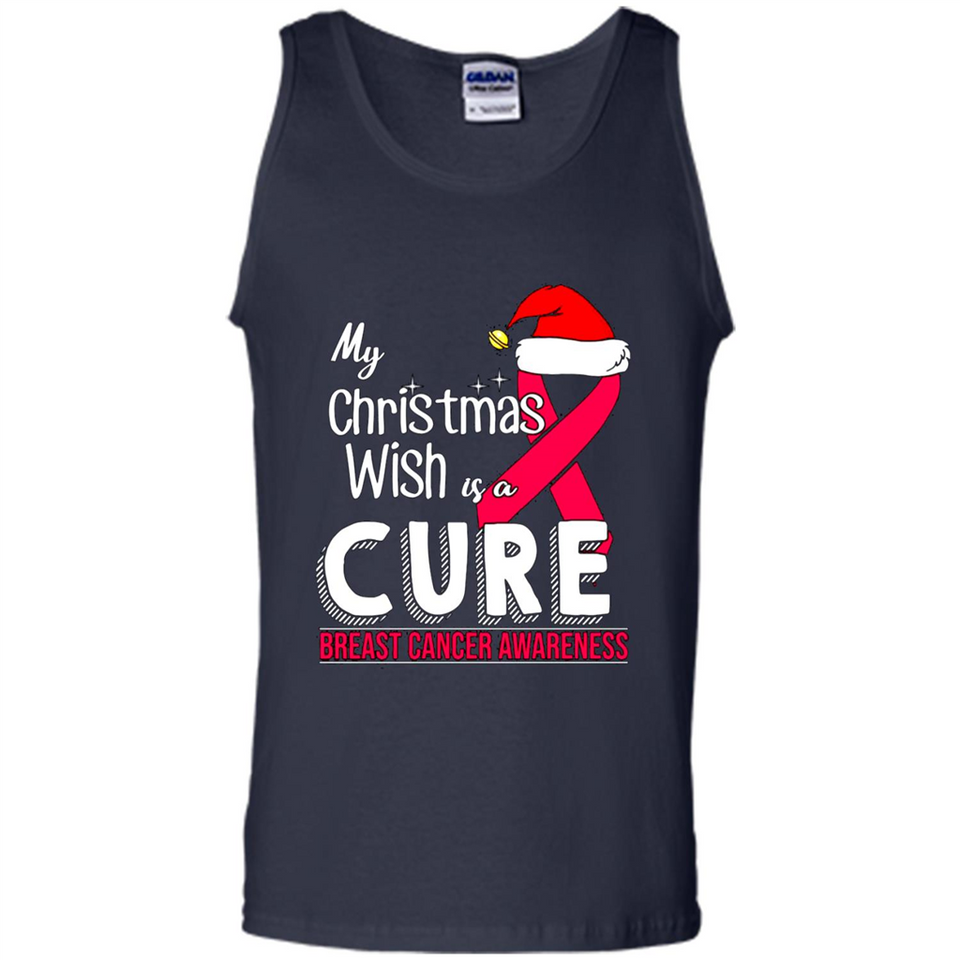 My Christmas Wish Is A Cure Breast Cancer Awareness sweater PINGPONG