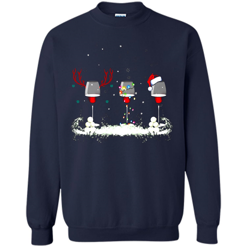 Christmas Red Wine - Merry Xmas T-Shirt - Sweatshirt