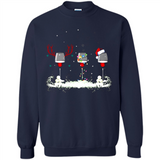 Christmas Red Wine - Merry Xmas T-Shirt - Sweatshirt