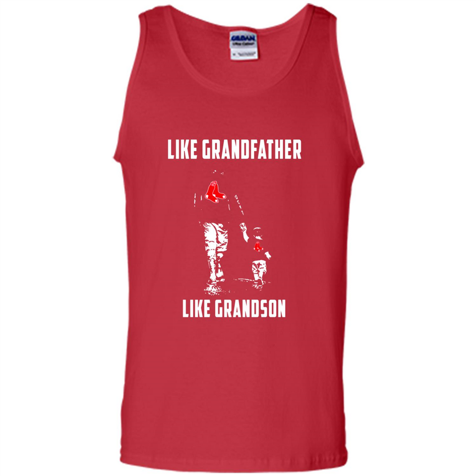 Boston Red Sox GrandFather Like GrandSon - Tank Top