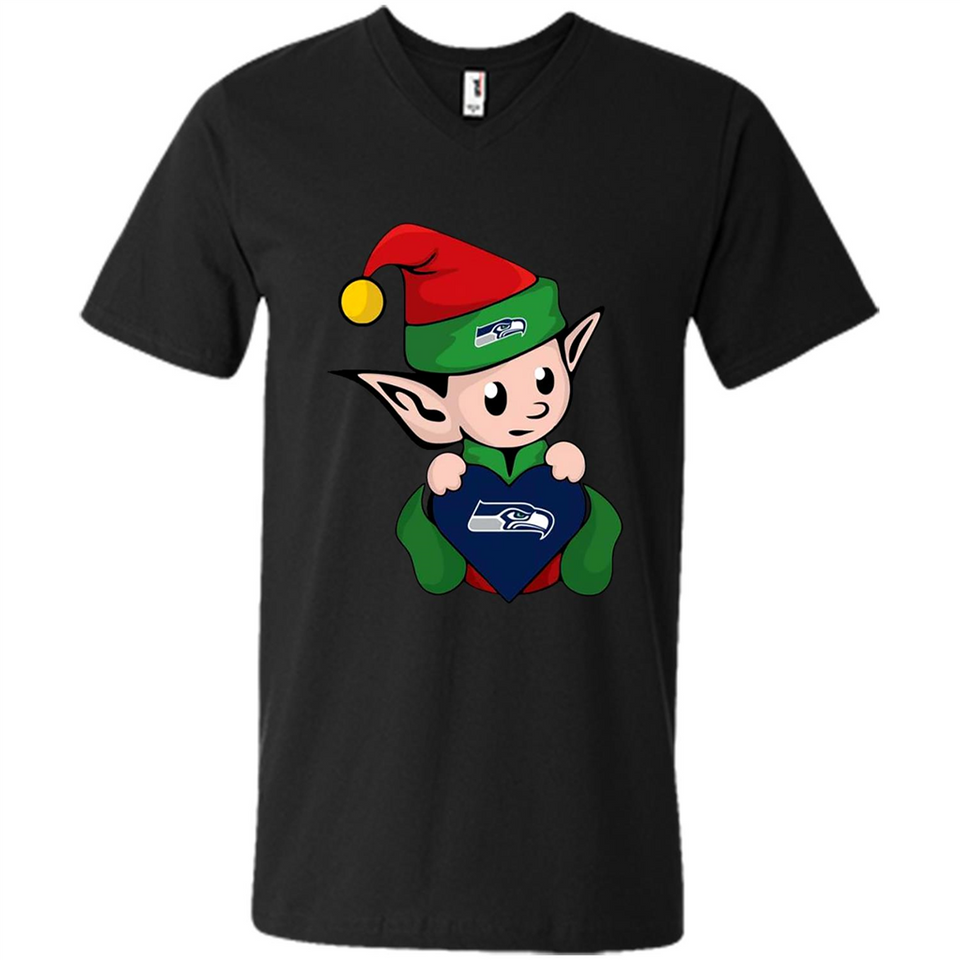 Seattle Seahawks ELF Elves Grinch Santa Claus