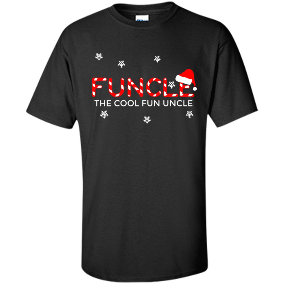 Mens Christmas Funcle The Cool Fun Uncle Definition Xmas - Shirt