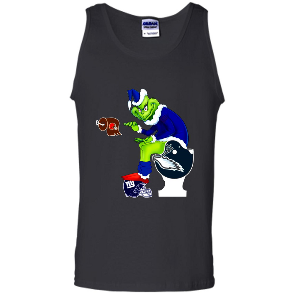 New York Giants Toilet Grinch Santa Claus Football Fan PINGPONG