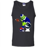 New York Giants Toilet Grinch Santa Claus Football Fan PINGPONG