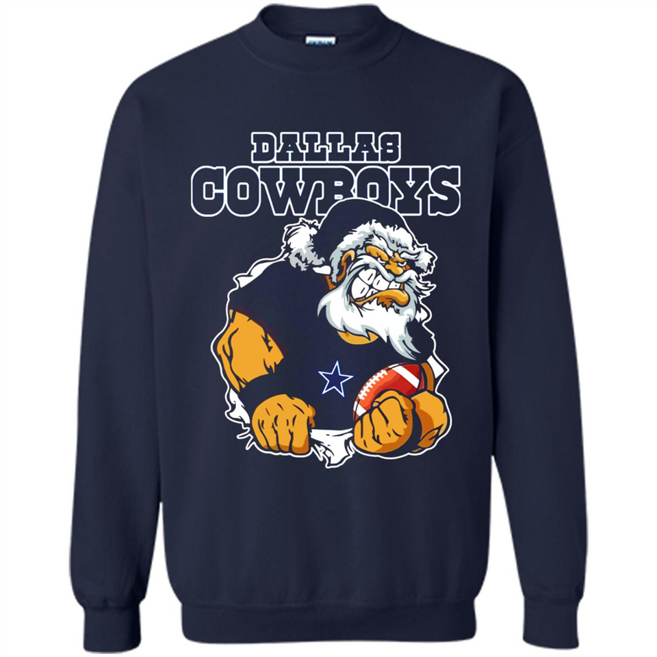 Grumpy Santa Claus Dallas Cowboys Football Team PINGPONG