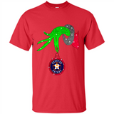 GRINCH HAND HOLDING HOUSTON ASTROS GLITTER CHRISTMAS PINGPONG