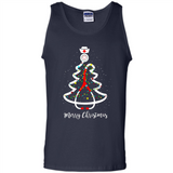 Christmas tree Nurse merry Christmas - Tank Top