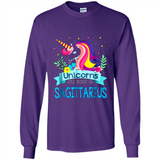 Unicorns are born in Sagittarius Birthday Rainbow Custom Ultra Cotton