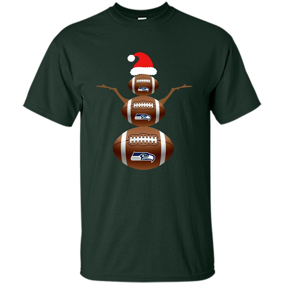 Seattle Seahawks NFL Dabbing Snowman Xmas