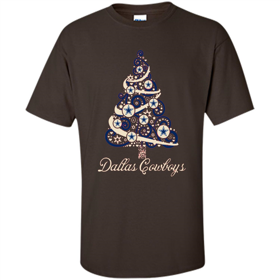 Dallas Cowboys NFL Football Team Logo Christmas Tree T-Shirt - Shirt