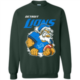 Grumpy Santa Claus Detroit Lions Football Team PINGPONG