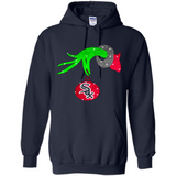 GRINCH HAND HOLDING CHICAGO WHITE SOX GLITTER CHRISTMAS PINGPONG